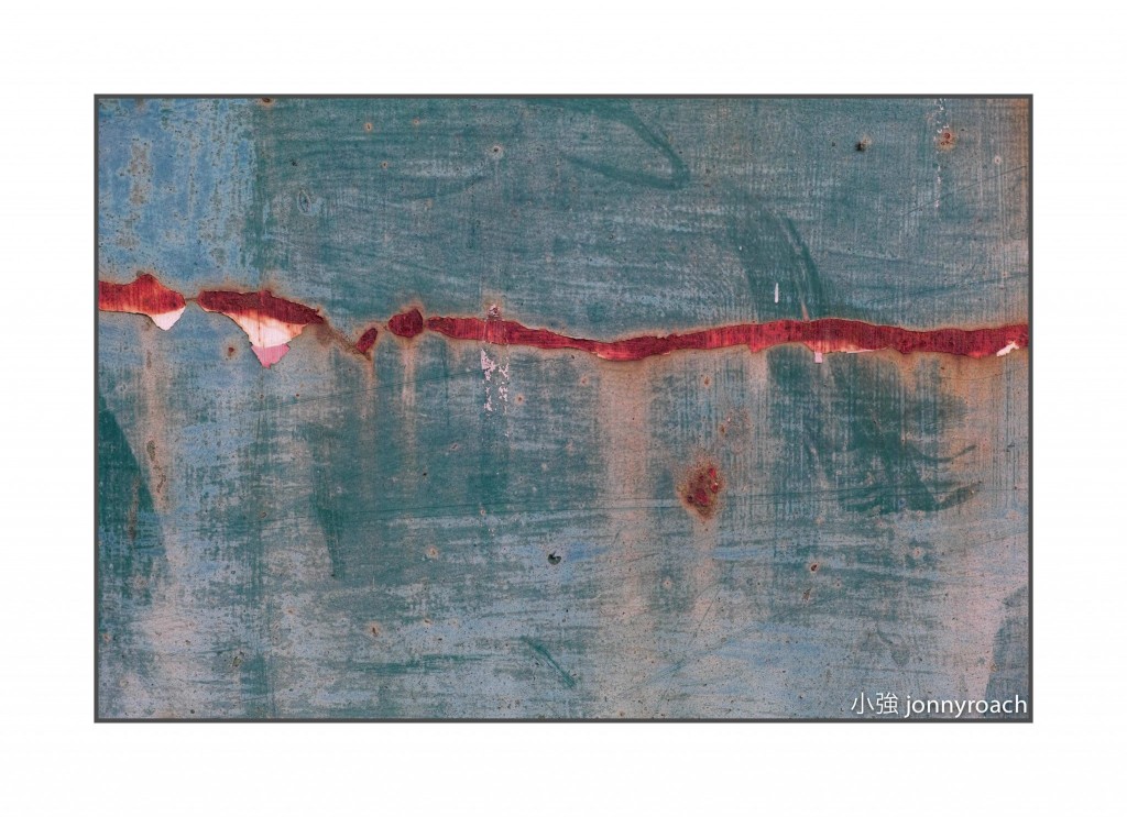 Painting by the famous urban outdoor artist Rusty Dorr