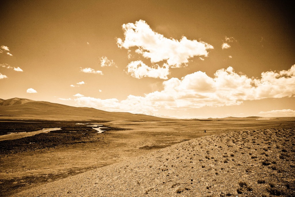 The Approach To Manarosavar, Western Tibet